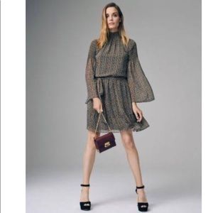 Michael Michael Kors long sleeve flounce dress